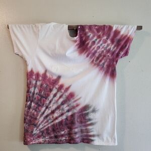 Burgundy Lightweight Tie-Dye Tee XL